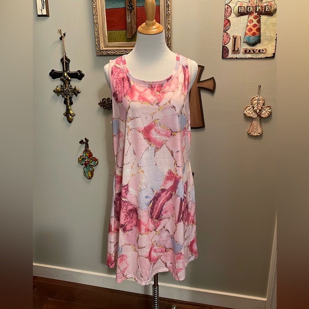 Fun comfy sleeveless dress